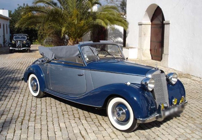 Classic Mercedes blue