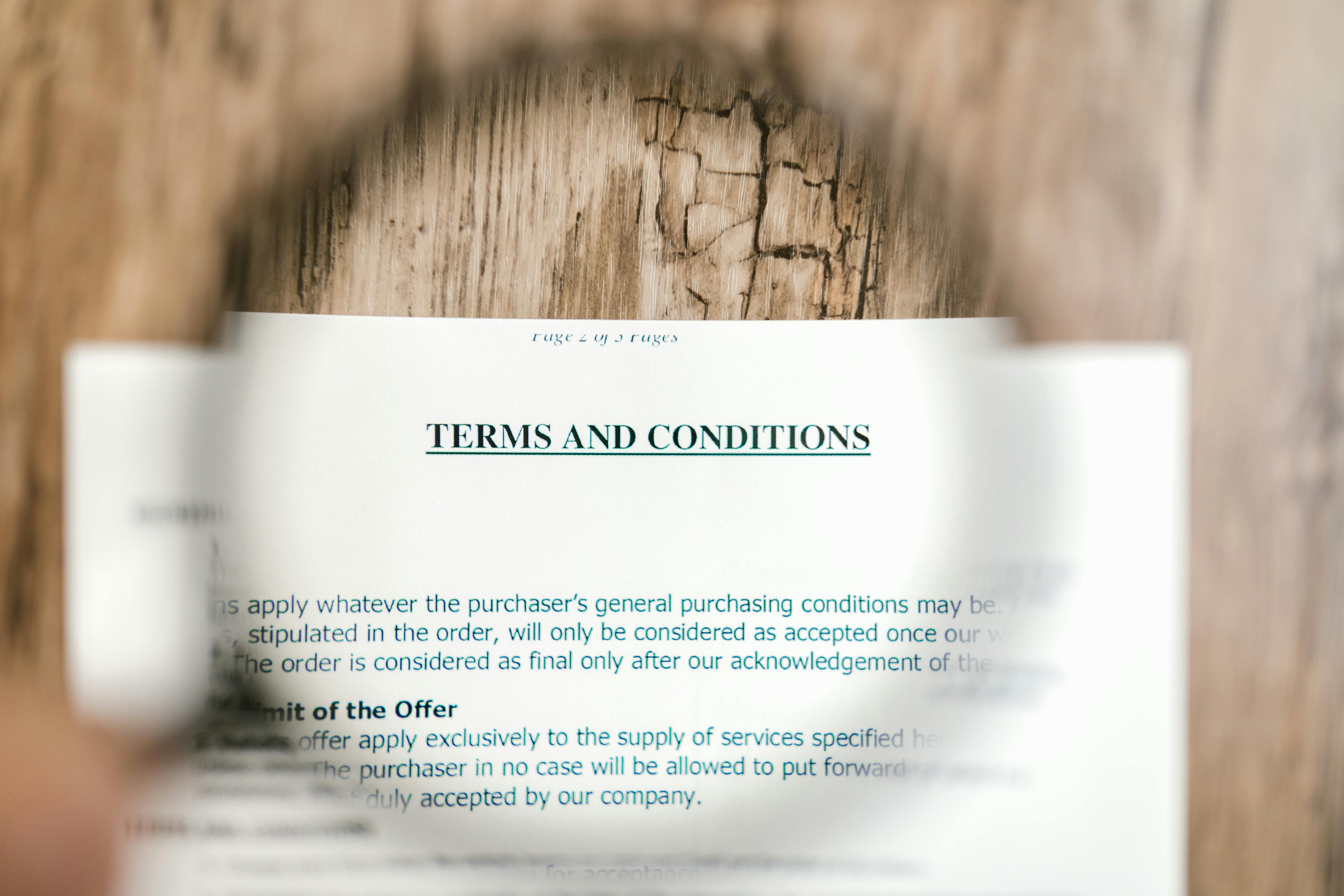 Terms & Conditions